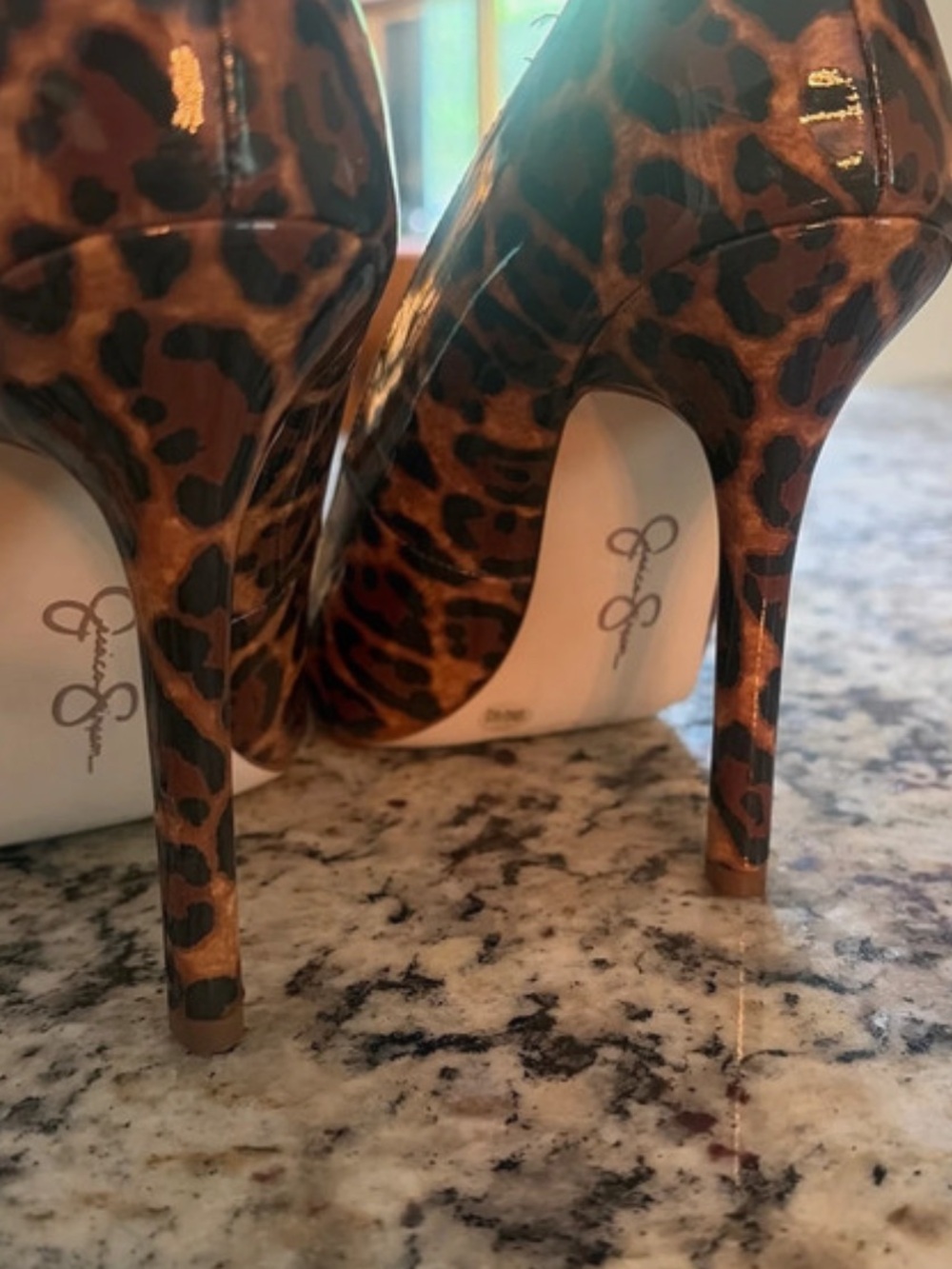 JESSICA SIMPSON♦️ LEOPARD STILETTO - Picture 9 of 15